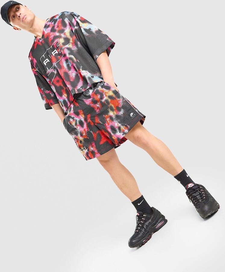 Nike All Over Print Shorts Zwart- Heren Zwart