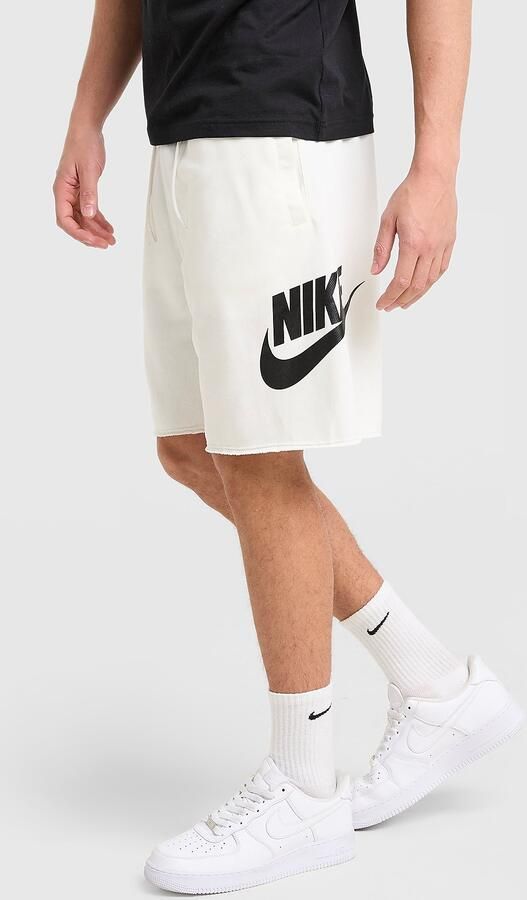 Nike Alumni Herenshorts van sweatstof Club Wit- Heren Wit