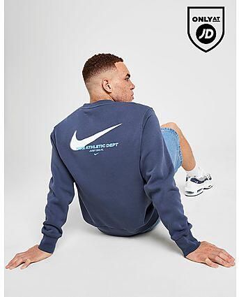 Nike Athletic Crew Sweatshirt Blue- Heren Blue