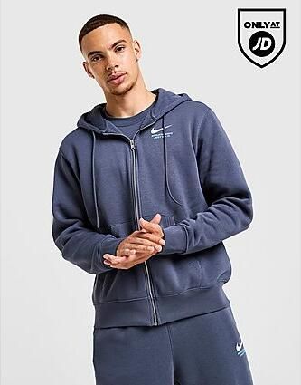 Nike Athletic Full Zip Hoodie Blauw- Heren Blauw - Foto 2