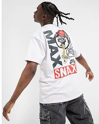 Nike Back Hit Snax T-Shirt Grey- Heren Grey