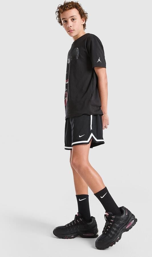 Nike Basketbalshorts voor kids (13 cm) DNA Zwart