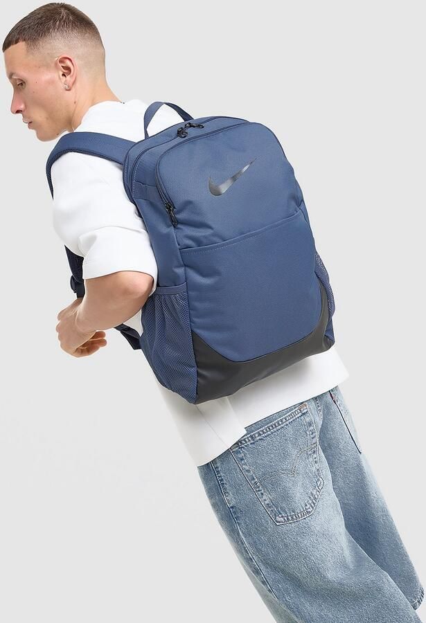 Nike Brasilia Backpack Blauw