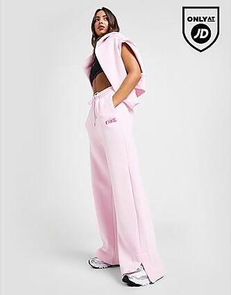 Nike Bubble Graphic Wide Leg Joggers Roze- Dames Roze - Foto 2