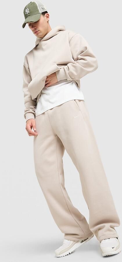 Nike Bungeebroek voor heren Solo fleece Beige- Heren Beige