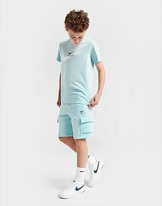 Nike Cargoshorts van fleece voor Sportswear Glacier Blue Glacier Blue