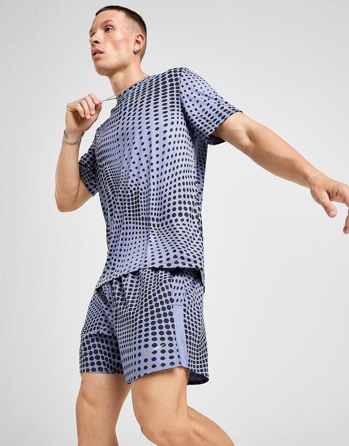 Nike Challenger Printed Shorts Blauw- Heren Blauw