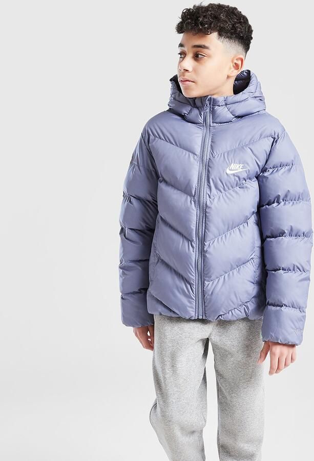 Nike Chevron Padded Jacket Junior Paars