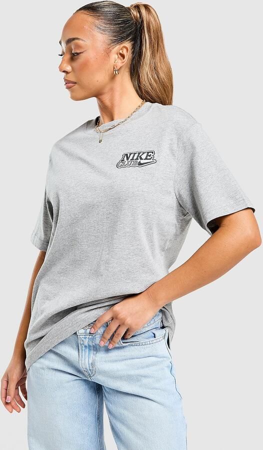Nike Classic Boyfriend T-Shirt Grijs- Dames Grijs