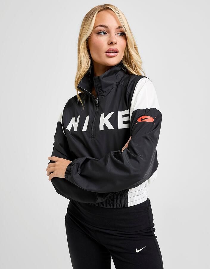 Nike Classic Woven Remix Jacket Zwart- Dames Zwart
