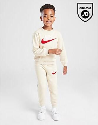 Nike Club Chenille Crew Tracksuit Children Beige Kind Beige