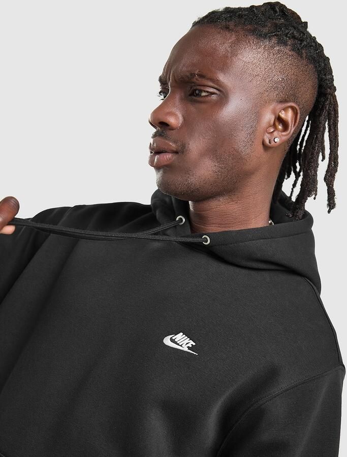 Nike Club Fleece Hoodie Zwart- Heren Zwart
