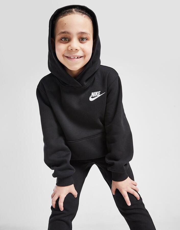 Nike Club Fleece Overhead Hoodie Children Zwart