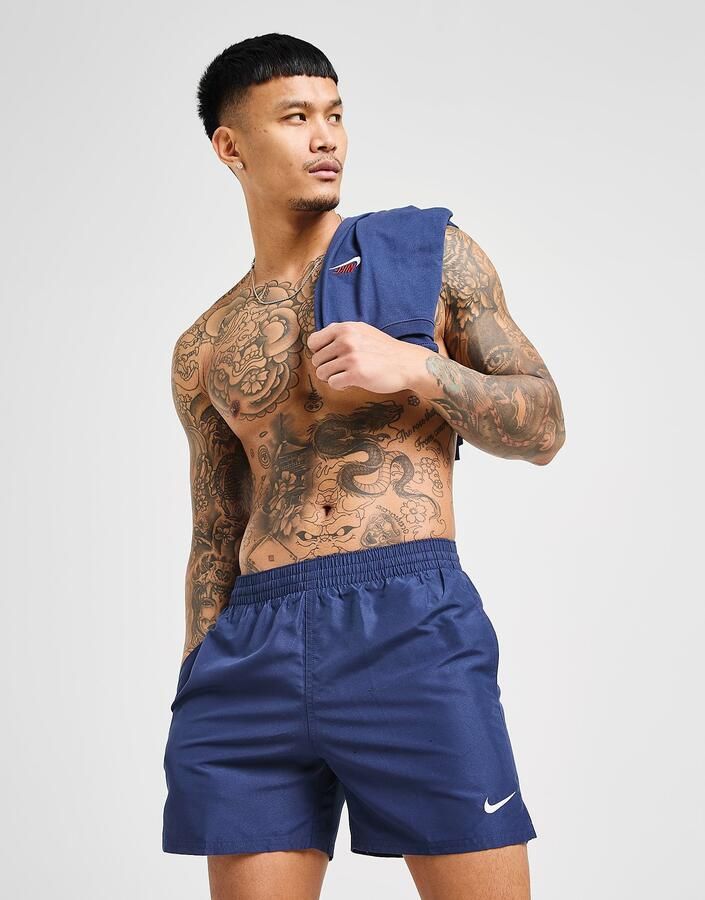 Nike Core 5'' Swim Shorts Blauw- Heren Blauw