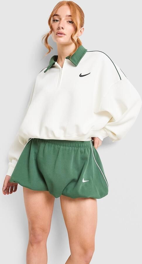 Nike Disrupt 1 4 Zip Sweatshirt Wit- Dames Wit