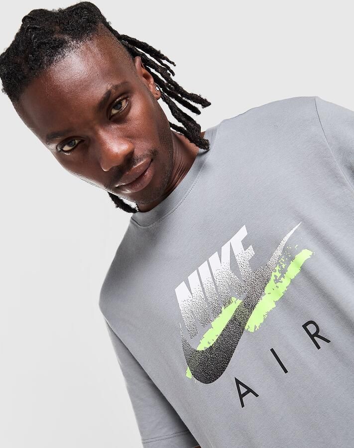 Nike DNA Remix T-Shirt Grijs- Heren Grijs