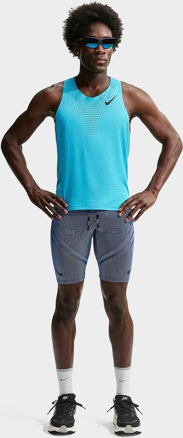 Nike Dri-FIT ADV halflange hardlooptights voor heren AeroSwift Blauw- Heren Blauw
