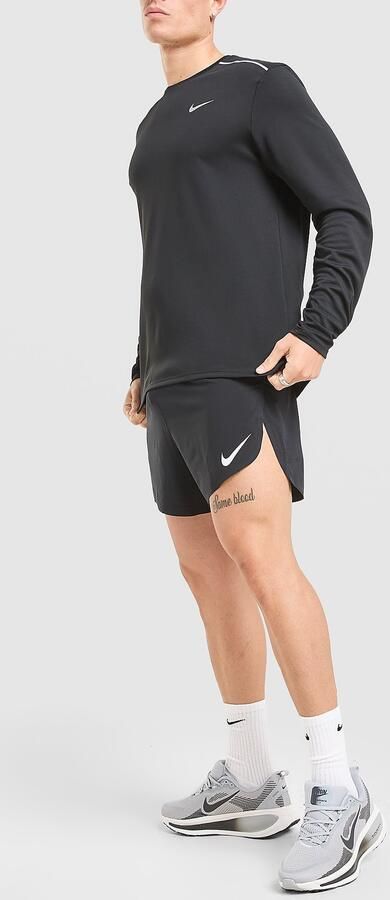Nike Dri-FIT ADV halflange hardlooptights voor heren AeroSwift Zwart- Heren Zwart