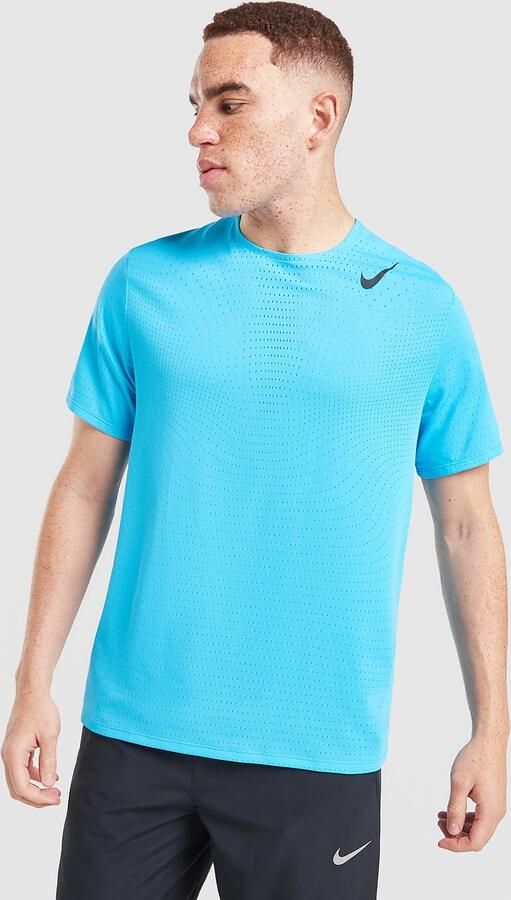 Nike Dri-FIT ADV hardlooptop met korte mouwen voor heren AeroSwift Blauw- Heren Blauw