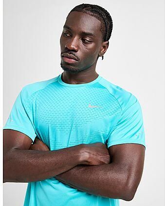 Nike Dri-FIT ADV hardlooptop met korte mouwen voor heren Stride Dusty Cactus- Heren Dusty Cactus