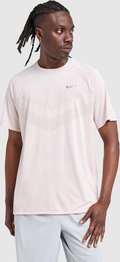 Nike Dri-FIT ADV hardlooptop met korte mouwen voor heren Stride Roze- Heren Roze
