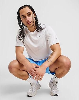 Nike Dri-FIT ADV hardlooptop met korte mouwen voor heren Stride White- Heren White