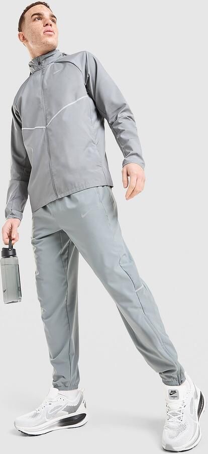 Nike Dri-FIT geweven hardloopbroek voor heren Miler Grijs- Heren Grijs