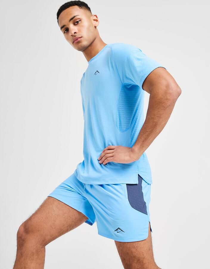 Nike Dri-FIT hardloopshorts met binnenbroek voor heren (15 cm) Trail Blauw- Heren Blauw
