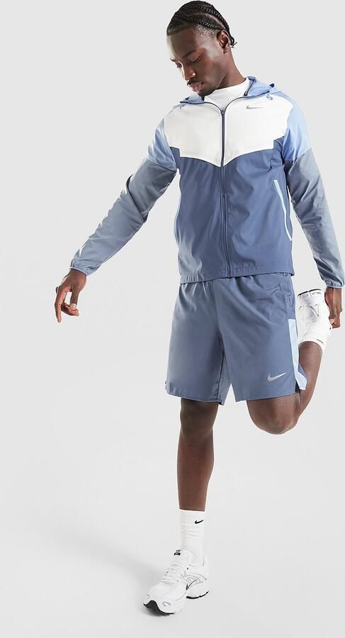 Nike Dri-FIT hardloopshorts met binnenbroek voor heren (18 cm) Challenger Blauw- Heren Blauw