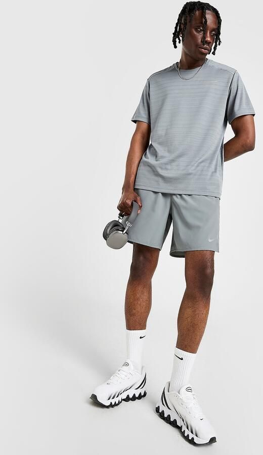 Nike Dri-FIT hardloopshorts met binnenbroek voor heren (18 cm) Challenger Grijs- Heren Grijs - Foto 2