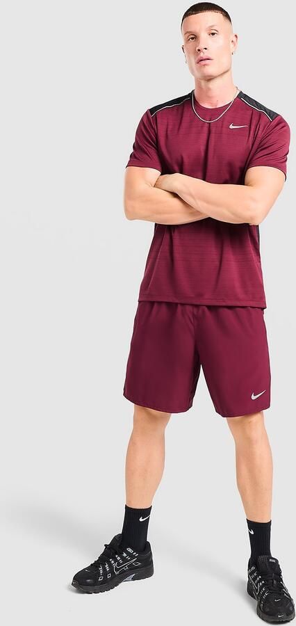 Nike Dri-FIT hardloopshorts met binnenbroek voor heren (18 cm) Challenger Rood- Heren Rood