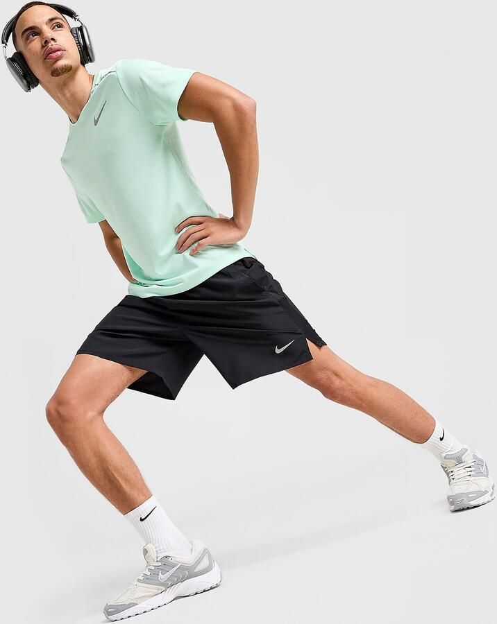 Nike Dri-FIT hardloopshorts met binnenbroek voor heren (18 cm) Challenger Zwart- Heren Zwart - Foto 11