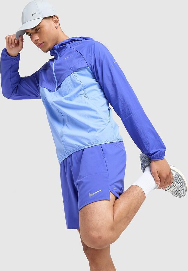 Nike Dri-FIT hardloopshorts met binnenbroek voor heren (18 cm) Stride Blauw- Heren Blauw