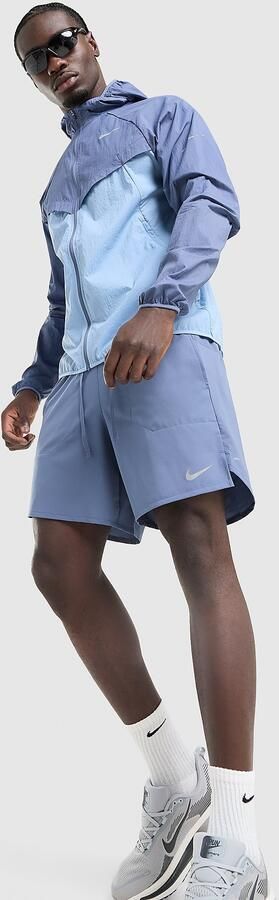 Nike Dri-FIT hardloopshorts met binnenbroek voor heren (18 cm) Stride Blauw- Heren Blauw