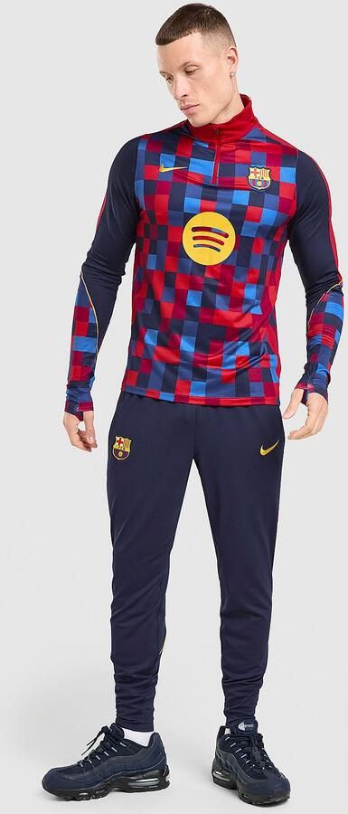 Nike Dri-FIT knit voetbalbroek voor heren FC Barcelona Strike Blauw- Heren Blauw