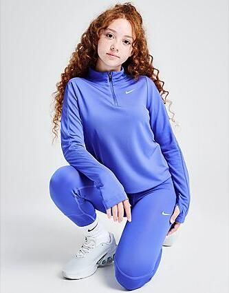 Nike Dri-FIT stop met lange mouwen en korte rits Comet Blue Kind Comet Blue