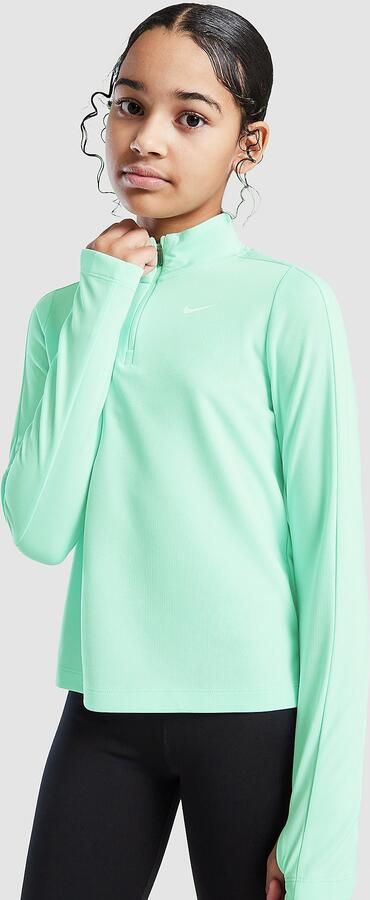Nike Dri-FIT stop met lange mouwen en korte rits Groen