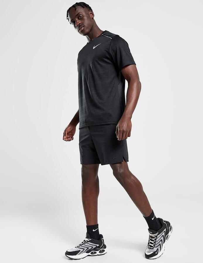 Nike Dri-FIT multifunctionele herenshorts zonder binnenbroek (18 cm) Unlimited Black Black Black- Heren Black Black Black - Foto 4