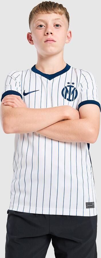 Nike Dri-FIT replicavoetbalshirt voor kids Inter Milan 2026 27 Stadium Uit Wit Kind Wit