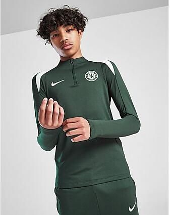 Nike Dri-FIT voetbaltrainingstop voor kids Chelsea FC Strike Outdoor Green Kind Outdoor Green