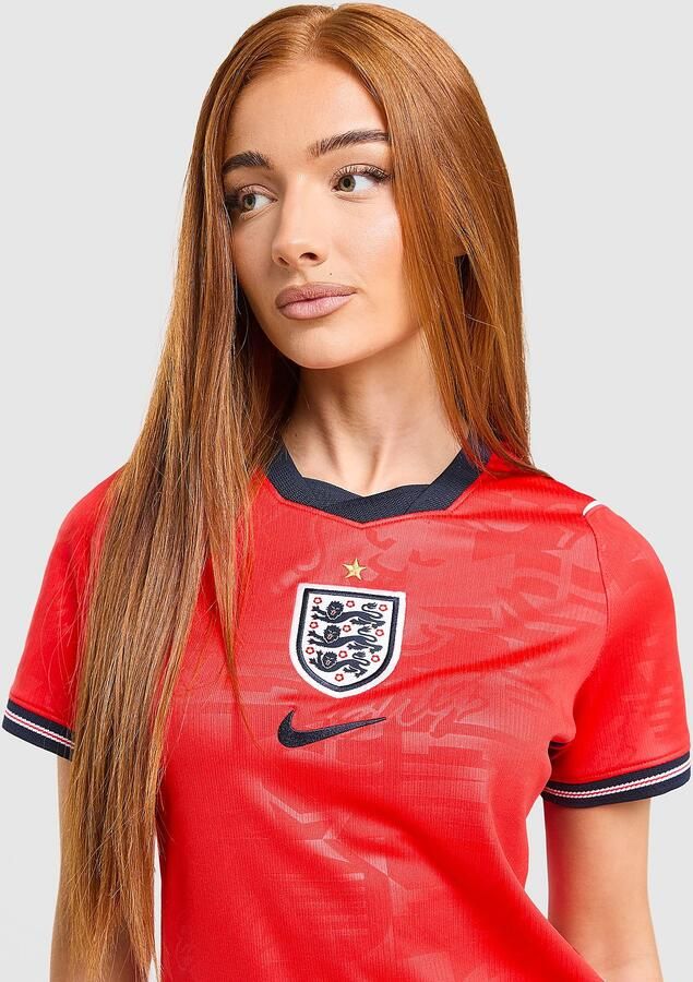 Nike England 2026 Away Shirt Dames Rood- Dames Rood