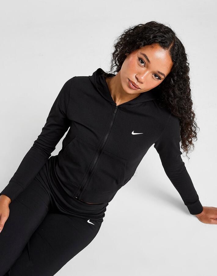 Nike Essential Fold-Over Track Pants Zwart- Dames Zwart