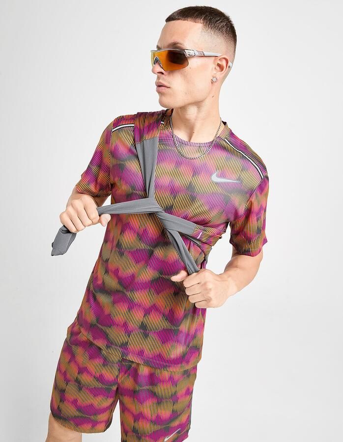 Nike Festival Miler T-Shirt Oranje- Heren Oranje