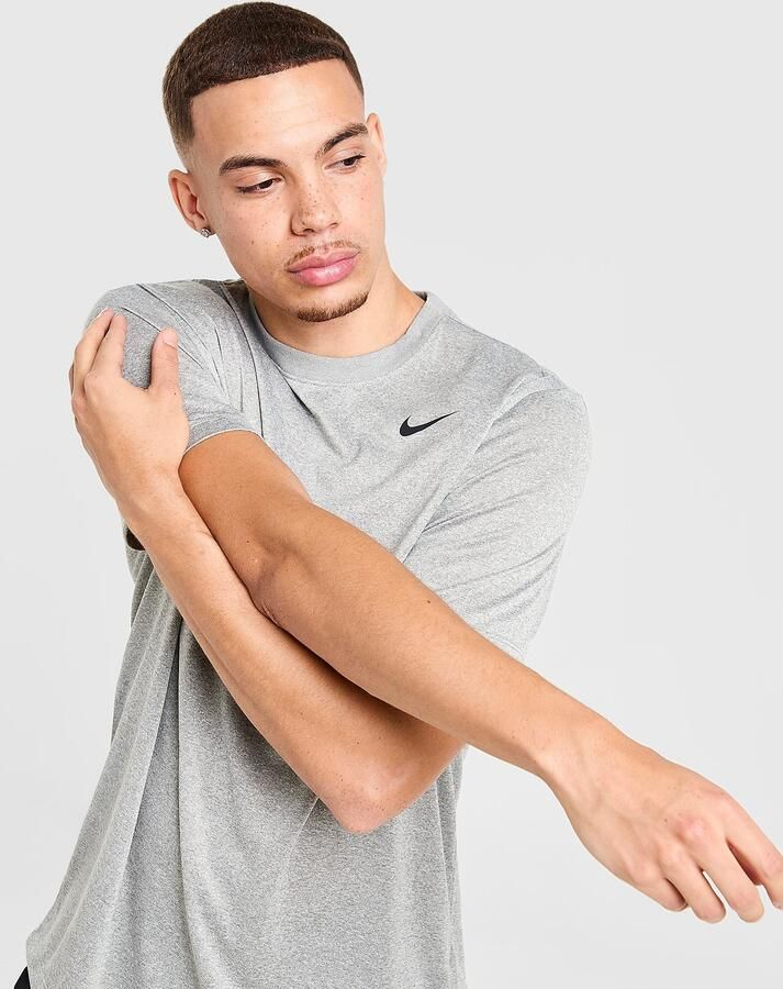 Nike Fitness T-shirt voor heren Dri-FIT Legend Tumbled Grey- Heren Tumbled Grey