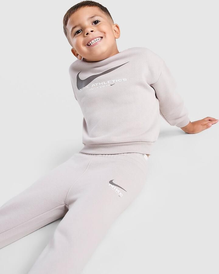 Nike Fleece Swoosh Tracksuit Infant Bruin Kind Bruin