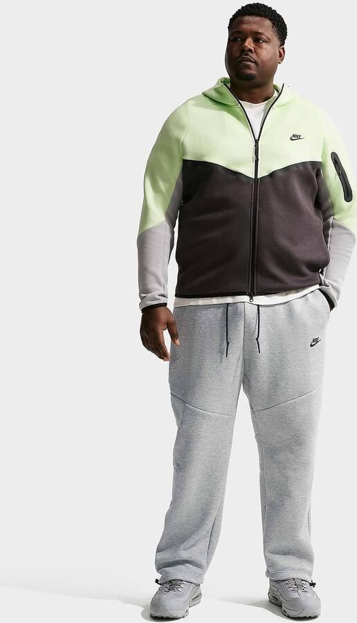 Nike Fleecebroek met open zoom voor heren Tech Grijs- Heren Grijs