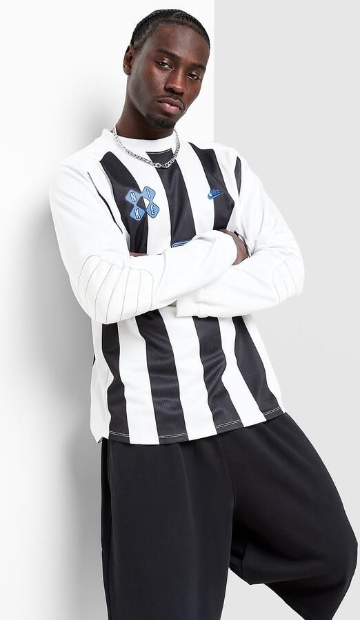 Nike Football Long Sleeve T-Shirt Zwart- Heren Zwart