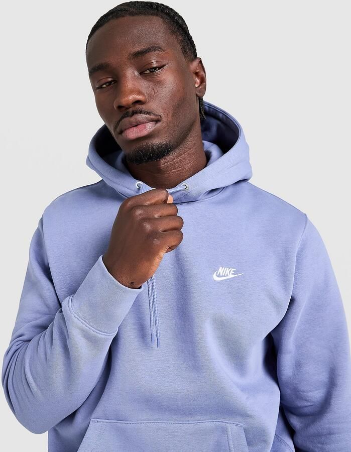 Nike Club Fleece Hoodie Men Hoodies & Sweaters blauw Maat XL Kleding - Foto 2