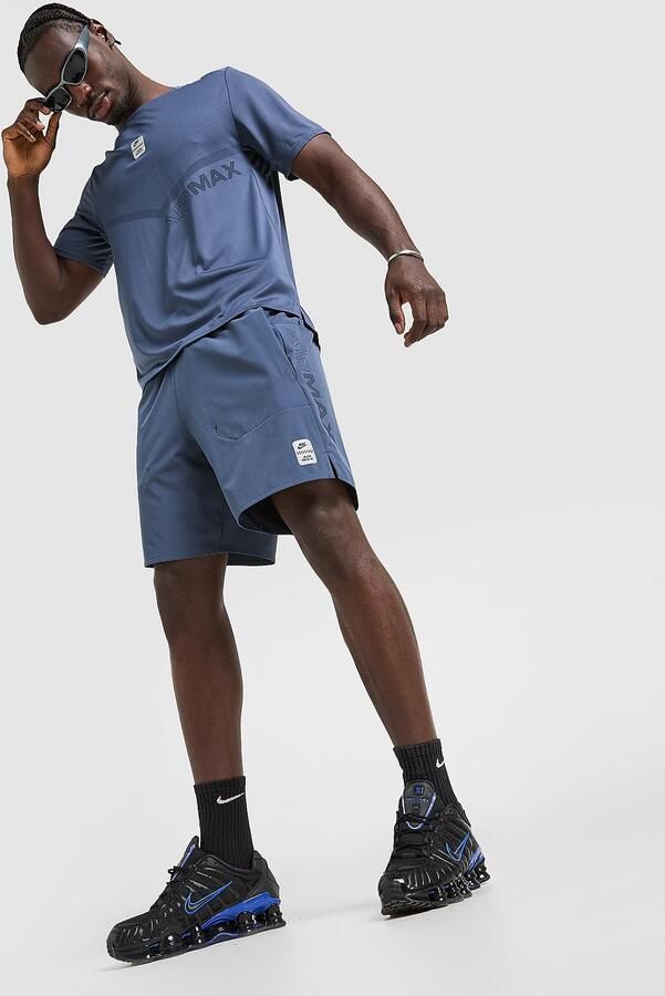 Nike Geweven herenshorts Air Max Blauw- Heren Blauw