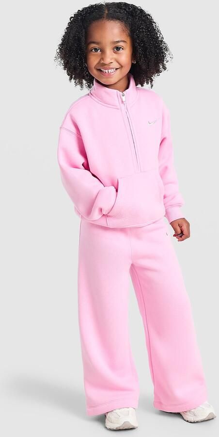 Nike ' 1 4 Zip Tracksuit Children Roze Kind Roze
